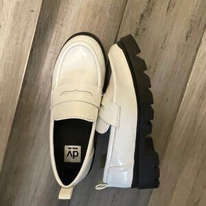 Dolce Vita White Loafers